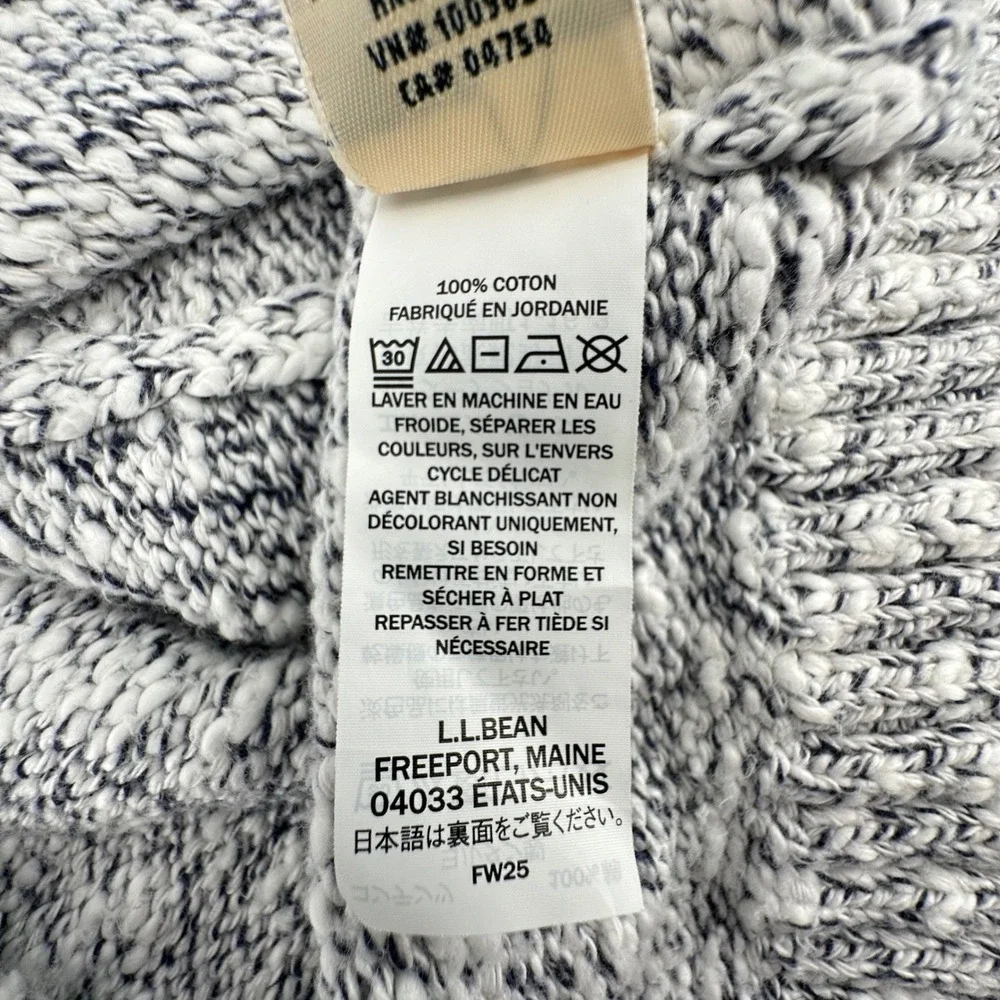 L.L. Bean Cotton Ragg Sweater Funnelneck Pullover Womens Roll Neck Cotton 2X - Picture 8 of 11